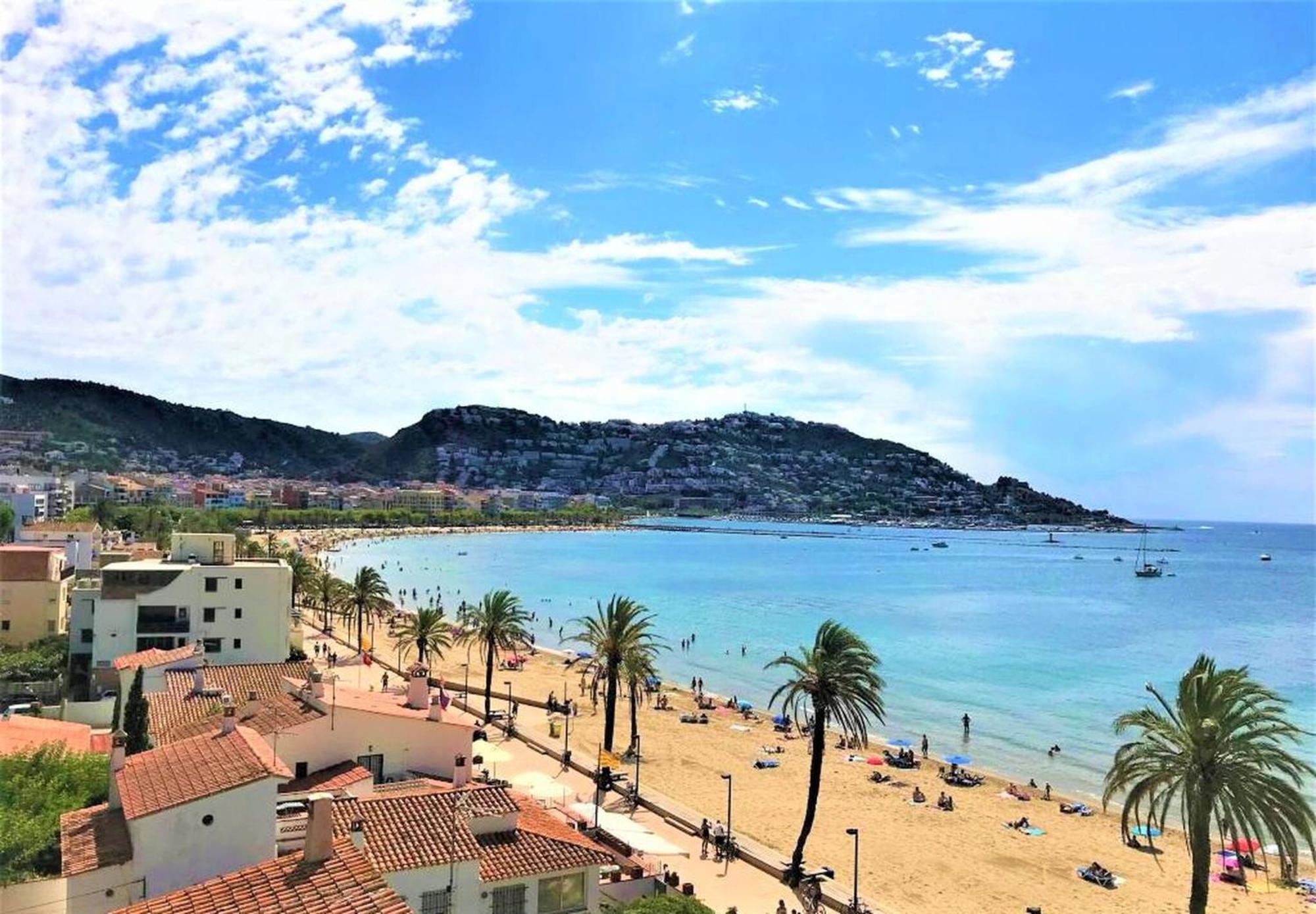 Apartamento En Roses Con Vistas Al Canal Y Piscina ภายนอก รูปภาพ