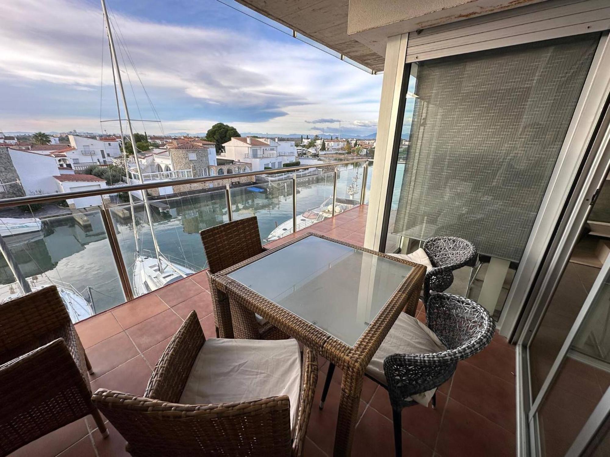 Apartamento En Roses Con Vistas Al Canal Y Piscina ภายนอก รูปภาพ
