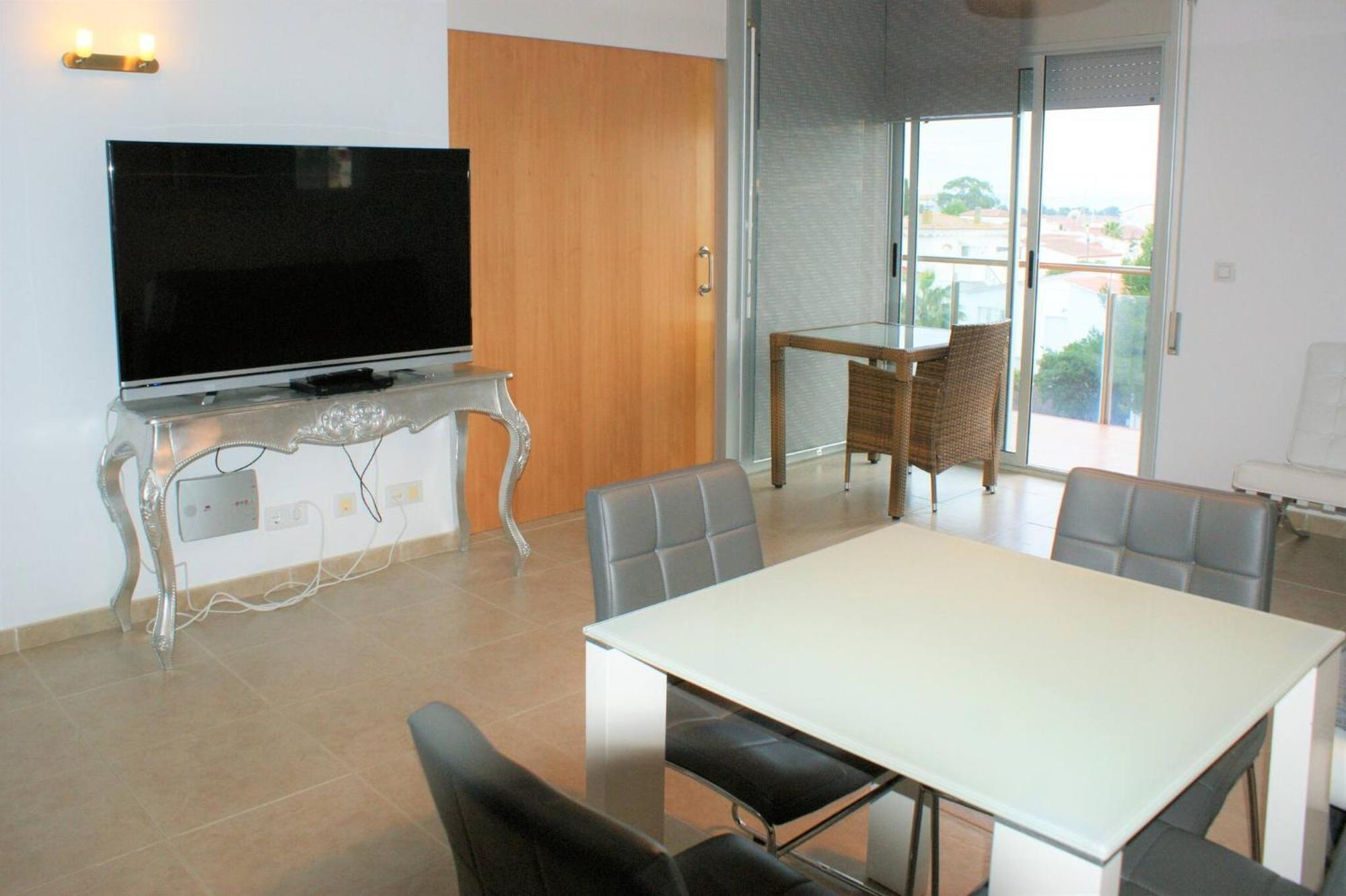 Apartamento En Roses Con Vistas Al Canal Y Piscina ภายนอก รูปภาพ